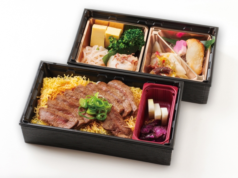 祇園ステーキ２段重 1